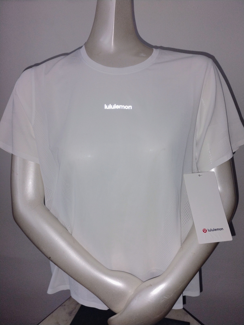 lululemon Fast and Free Short Sleeve Athletic Top White Medium NWT